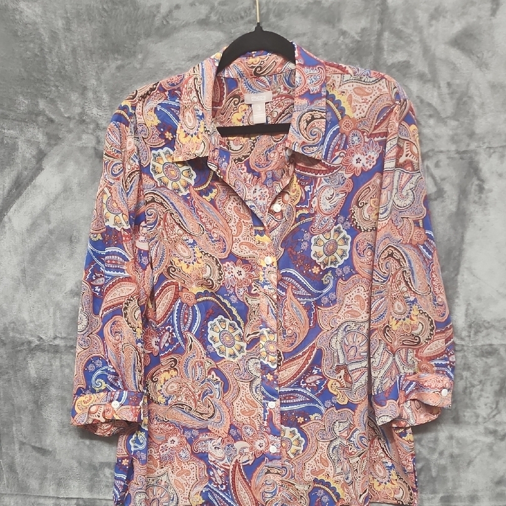 Chico's Multicolor Paisley Blouse